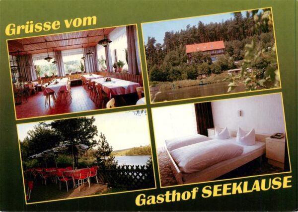 Arzberg Oberfranken Gasthof Seeklause Gastraum Terrasse Zimmer