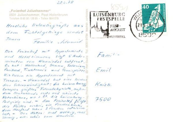 Juliushammer Wunsiedel Ferienhof Juliushammer – Bild 2