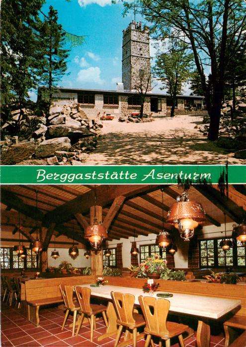 Fichtelberg Fichtelgebirge Bayreuth Berggaststaette Asenturm
