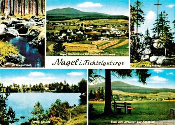 Nagel Fichtelgebirge Oberfranken Im Gregnitztal Panorama Hohe Maetze Seepartie B