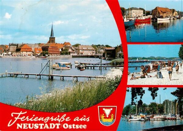 Neustadt Holstein Panorama Strand Hafen