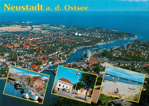 Neustadt Holstein Fliegeraufnahme Bootshafen Hotel Strand