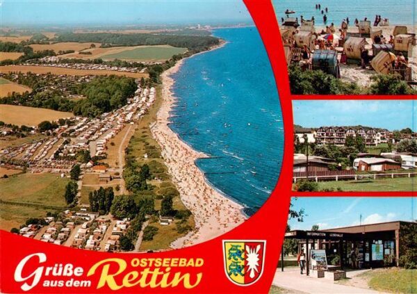 Rettin Neustadt Holstein Fliegeraufnahme Strand Panorama Information