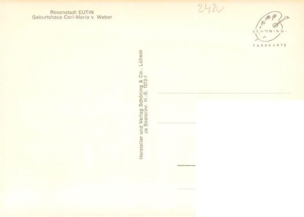 Eutin Geburtshaus Carl Maria von Weber – Bild 2