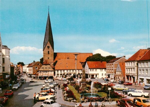 Eutin Markt mit St Michaelis Kirche