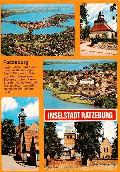 Ratzeburg Fliegeraufnahmen Kirchen Ortsansichten