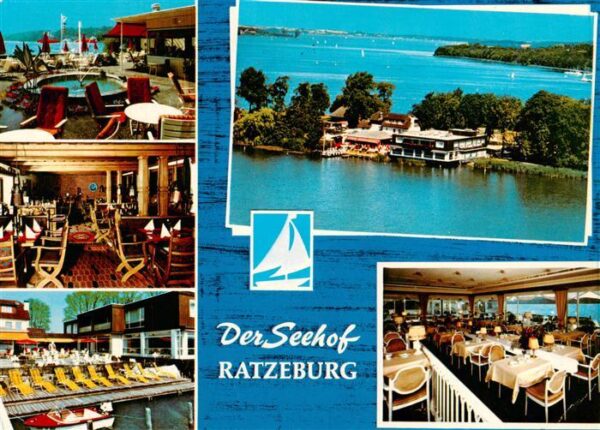 Ratzeburg Hotel Der Seehof Fliegeraufnahme Brunnen Gastraeume Terrasse