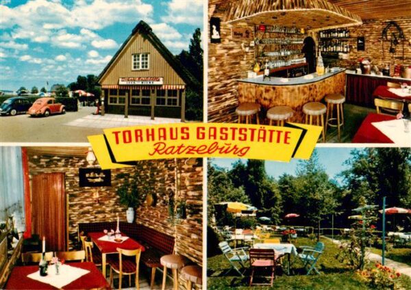 Ratzeburg Torhaus Gaststaette Gartencafe am See Gaststube Bar
