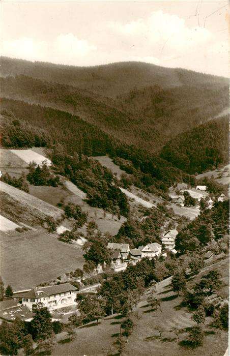 Bad Peterstal-Griesbach Panorama Blick auf Hinterfreiersbach und Schwimmbach