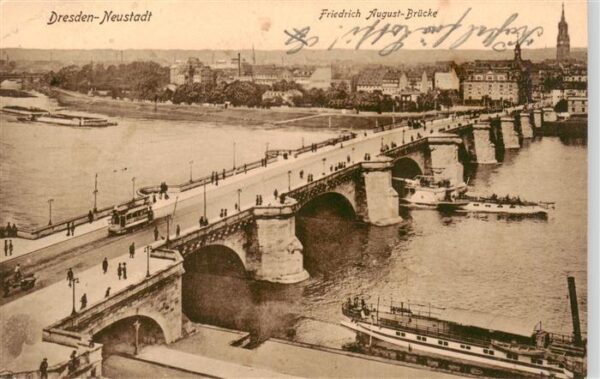 Neustadt Dresden Friedrich-August-Bruecke