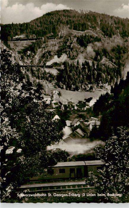 Triberg Schwarzwaldbahn St. Georgen-Triberg