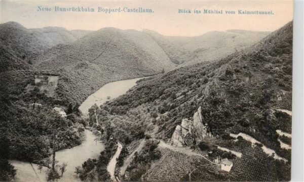 Boppard Rhein Rheinland-Pfalz Neue Hunsrueckbahn Boppard-Castellaun Blick ins Mu