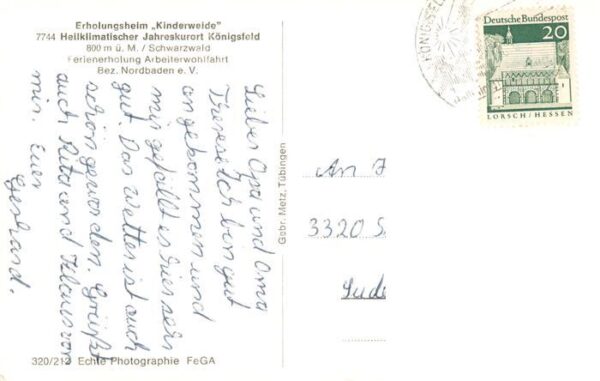 Koenigsfeld Schwarzwald Erholungsheim Kinderweide – Bild 2