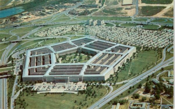 Arlington Virginia USA The Pentagon aerial view