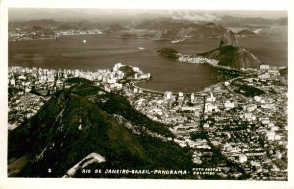 Rio de Janeiro Brazil Panorama aerial view
