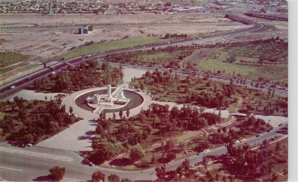 Ciudad Juarez Chihuahua Mexico Vista aerea del Parque y Monumente de Charnizal a