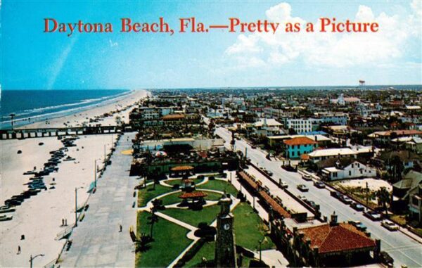Daytona Beach Florida USA Pretty as a Picture aerial view