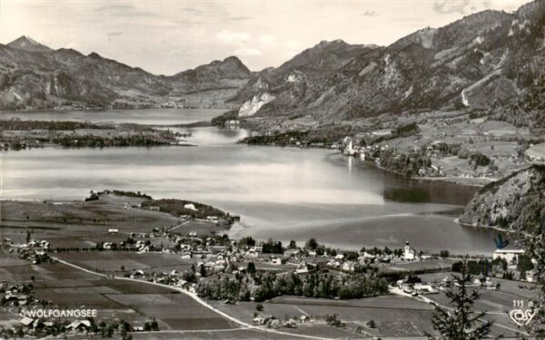 Strobl Wolfgangsee AT Panorama Wolfgangsee