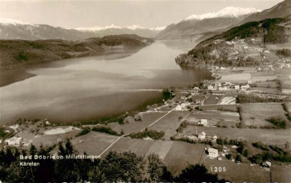 Bad Doebriach Panorama Millstaettersee Alpen