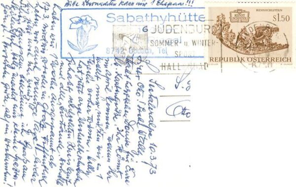 Sabathyhuette Obdach Steiermark AT Schutzhaus am Kirbitzkogel im Winter – Bild 2