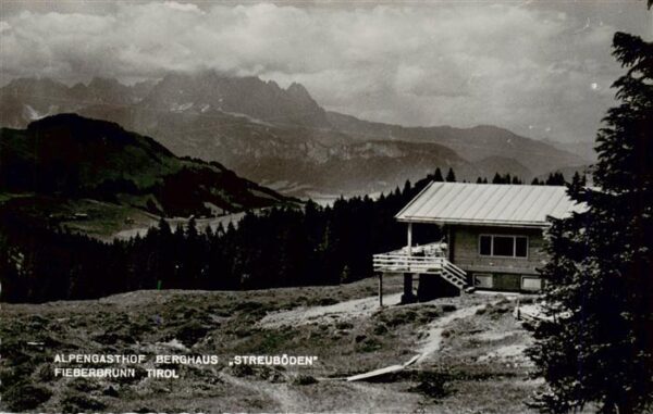 Fieberbrunn Tirol AT Alpengasthof Berghaus Streuboden