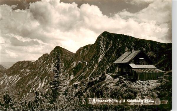 Goisererhuette 1592m Bad Goisern Salzkammergut AT Berghuette am Kalmberg Dachste
