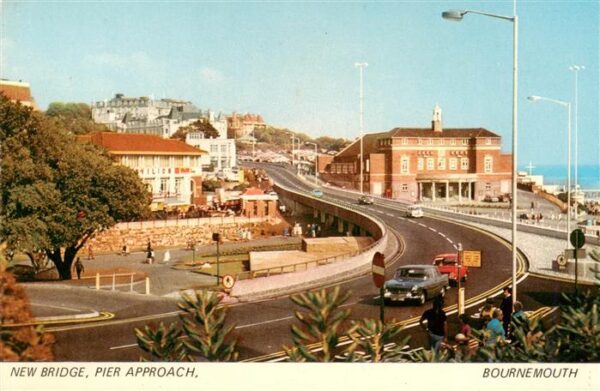 Bournemouth UK New Bridge Pier approach