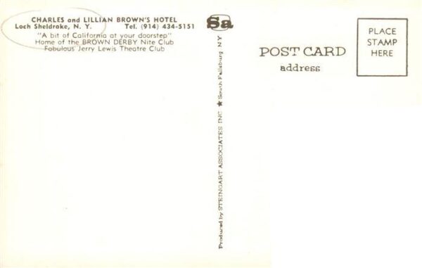 Loch Sheldrake New York USA Charles and Lillian Brown's Hotel Tenniscourt – Bild 2