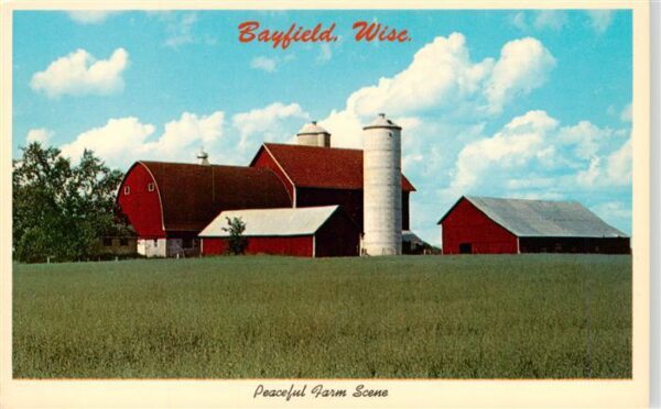 Bayfield Wisconsin USA Peaceful Farm Scene