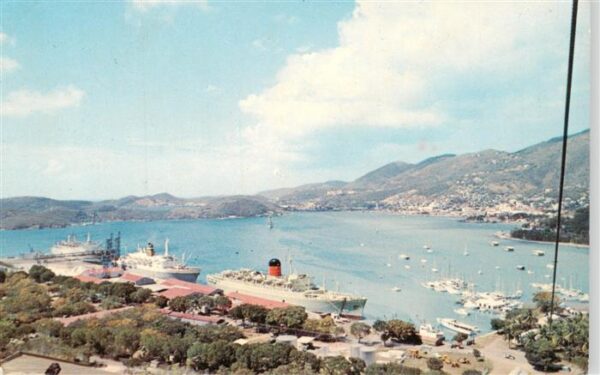 Charlotte Amalie Virgin Islands USA View from the new St. Thomas Tamway