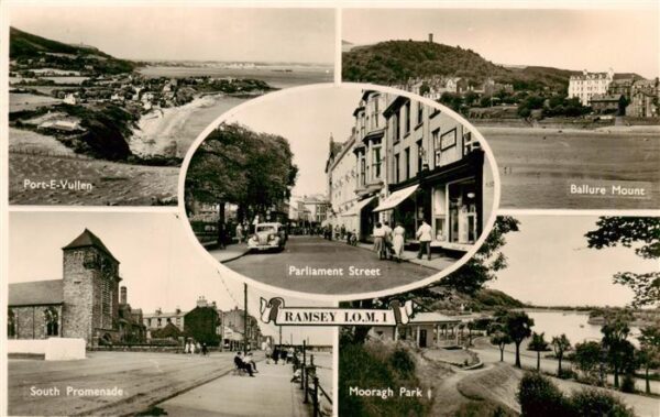 Ramsey Isle of Man UK Port-E-Vullen South Promenade Parliament Street Ballure Mo