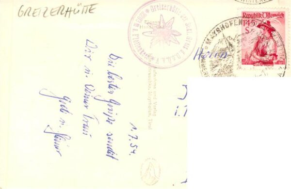 Ginzling Mayrhofen Tirol AT Greizerhuette mit Floitenkees und Trippachsattel Zil – Bild 2