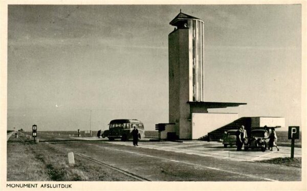 Afsluitdijk NL Monument Deich