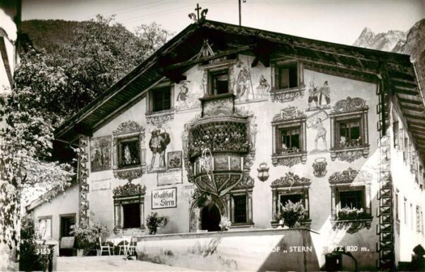 oetz Tirol Gasthof Stern Fassadenmalerei