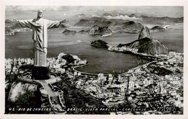 Rio de Janeiro Brazil Vista aérea Corcovado Pao de Acucar Christusstatue Zuckerh