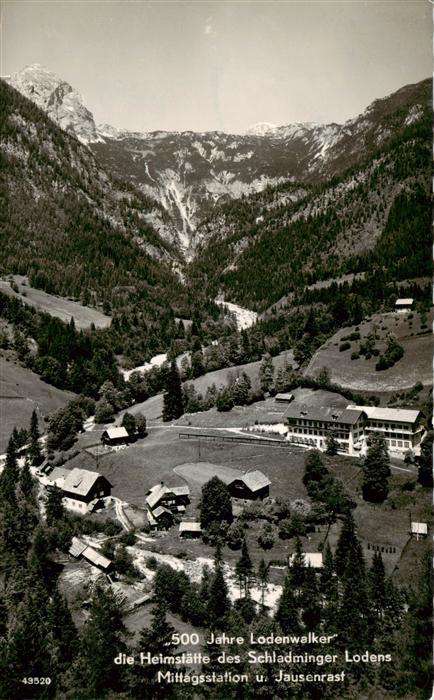 Ramsau am Dachstein Schladming Obersteiermark AT 500 Jahre Lodenwalker Heimstaet