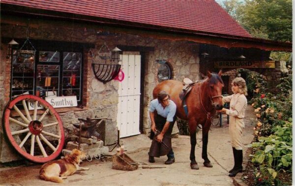 Godshill IOW UK The Smithy at work