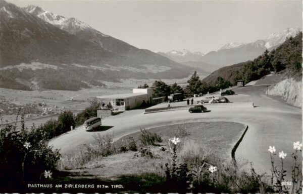 Zirlerbergstrasse Zirl Tirol AT Rasthaus am Zirlerberg Alpenpanorama