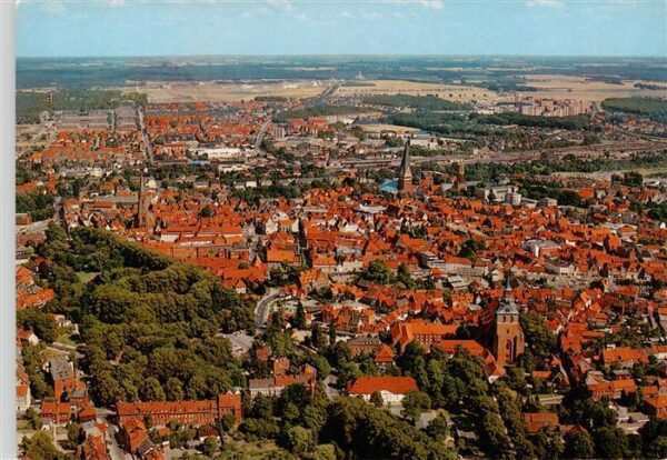 Lueneburg Stadtpanorama Sol- und Moorbad