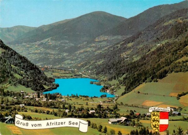 Afritzersee Afritz am See Kaernten AT Panorama Erholungsgebiet Kaertner Nockgebi