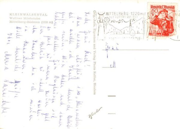 Mittelberg Boedmen Walliser Milchstube – Bild 2