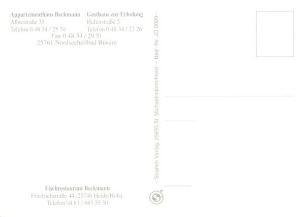 Buesum Nordseebad Fischrestaurant Beckmann Heide Fischkutter – Bild 2
