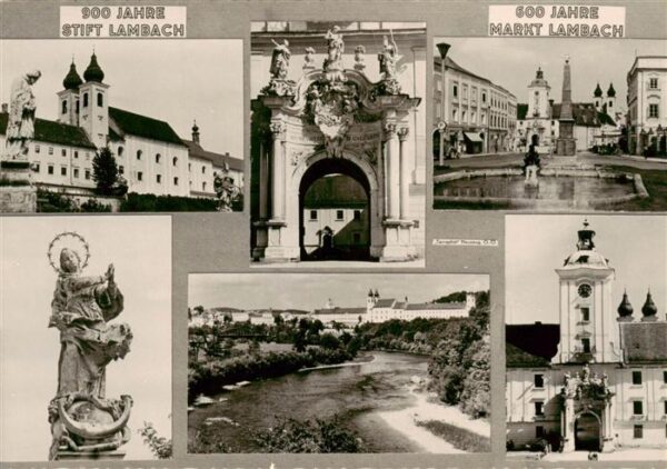 Lambach Traun Oberoesterreich AT 900 Jahre Stift Lambach 600 Jahre Markt Lambach