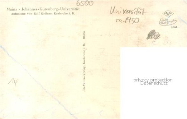Mainz  Rhein Johannes-Gutenberg-Universitaet – Bild 2