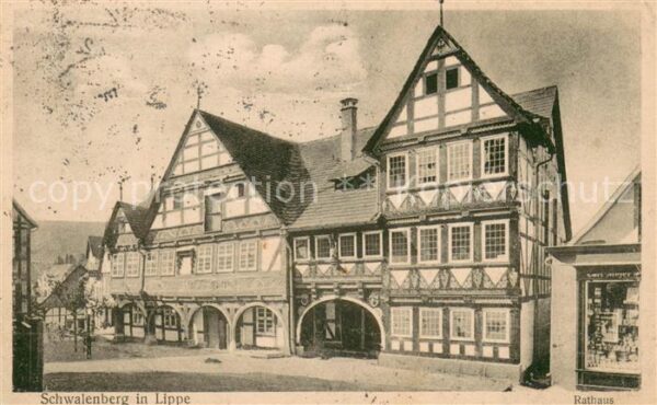 Schwalenberg Rathaus Fachwerkhaus