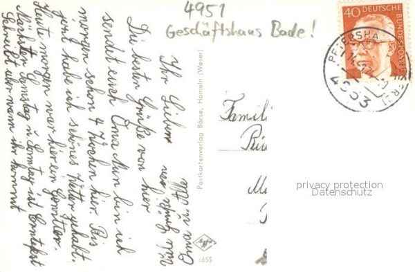 Cammer Ehrenmal Geschaeftshaus Bade – Bild 2