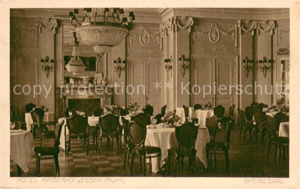 Essen  Ruhr Hotel Kaiserhof Innenansicht