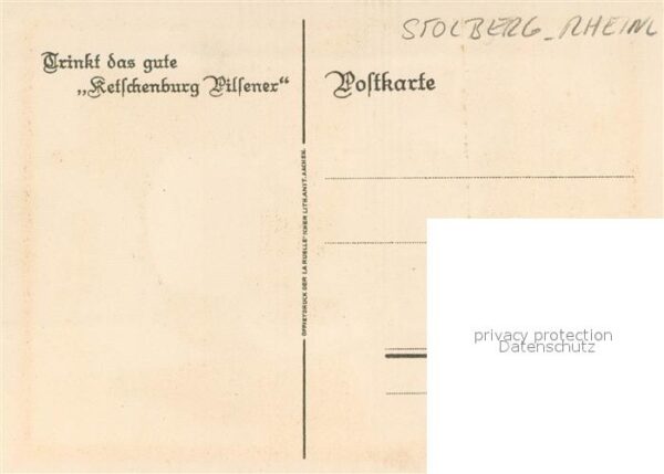 Stolberg Rheinland Retschenburg Pilsener – Bild 2