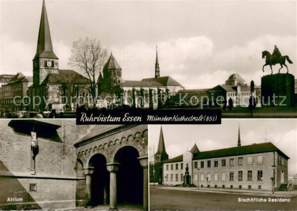 Essen  Ruhr Muenster-Kathedrale Bischoefl.-Residenz Atrium