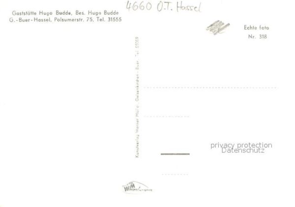 Buer Gelsenkirchen GAststaette Hugo Budde – Bild 2